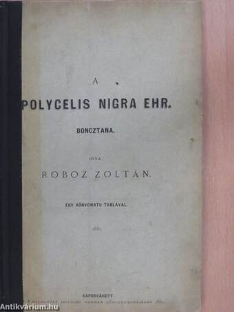 A Polycelis nigra ehr. boncztana