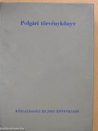 Polgári törvénykönyv