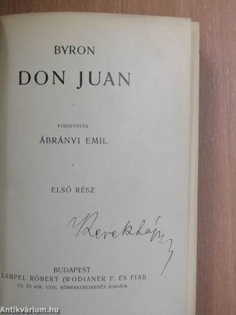 Don Juan I. (töredék)