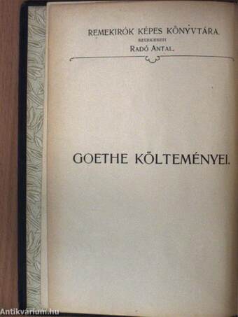 Goethe költeményei