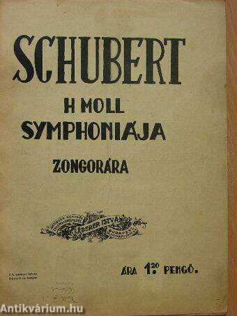 Schubert H moll Symphoniája zongorára