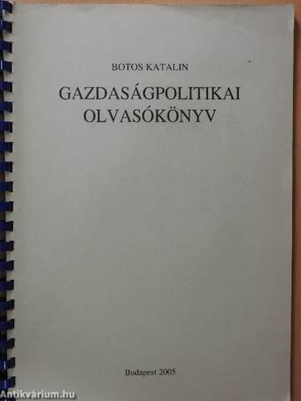 Gazdaságpolitikai olvasókönyv