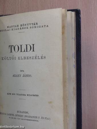 Kölcsey Ferencz válogatott beszédei/Újjászületés/Pázmány Péter élete/Erzsébet királynéról/Cato Maior Az öregségről/Indiai történetek I./A csengeri kalapok és egyéb történetek/Szalárdi János siralmas krónikája/Toldi