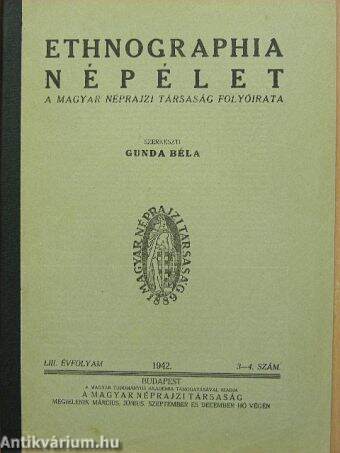 Ethnographia - Népélet 1942/3-4.