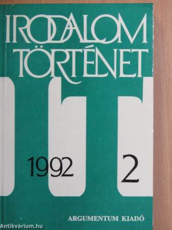 Irodalomtörténet 1992/2.