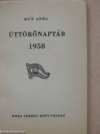 Úttörőnaptár 1958.