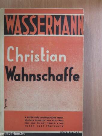 Christian Wahnschaffe I-II.