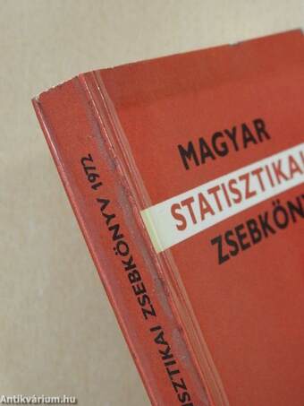 Magyar statisztikai zsebkönyv 1972.