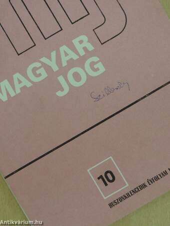 Magyar Jog 1982. január-december