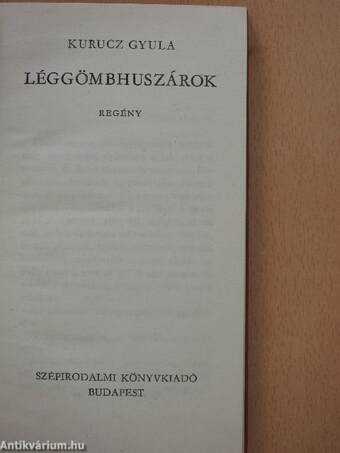 Léggömbhuszárok