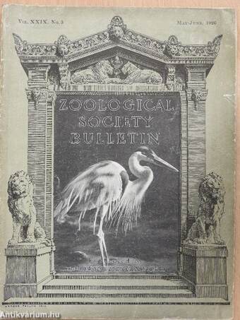 Zoological Society Bulletin May-June, 1926.