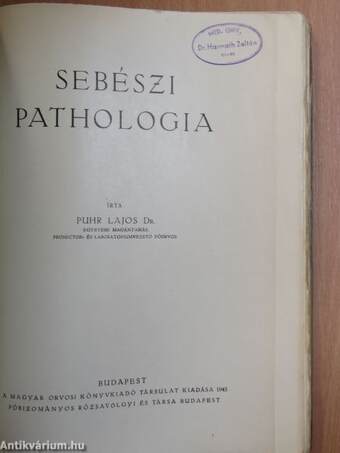 Sebészi pathologia