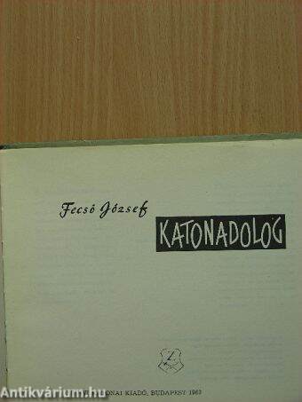 Katonadolog