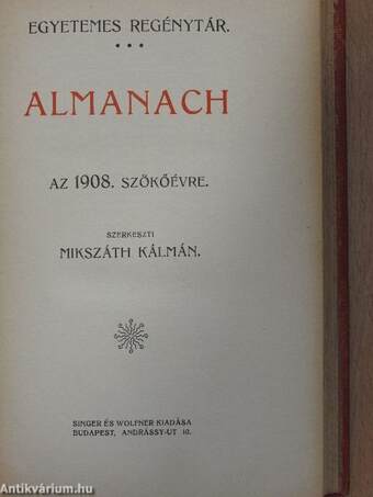 Almanach az 1908. szökőévre