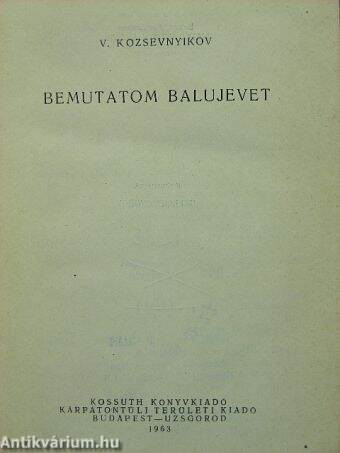 Bemutatom Balujevet