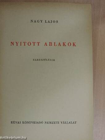 Nyitott ablakok