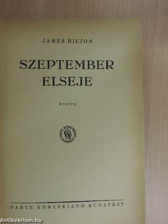 Szeptember elseje