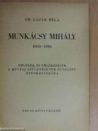 Munkácsy Mihály