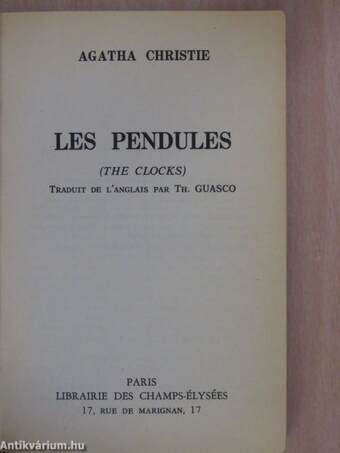 Les pendules