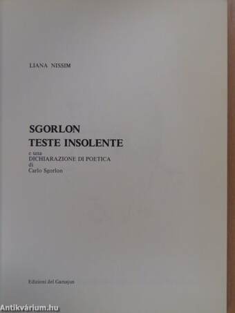 Sgorlon teste insolente