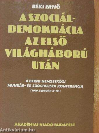 A szociáldemokrácia az első világháború után