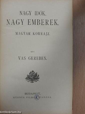 Nagy idők, nagy emberek