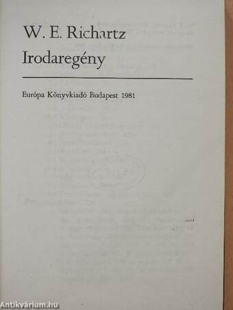 Irodaregény