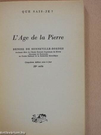 L'Age de la Pierre