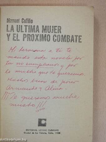 La ultima mujer y el proximo combate