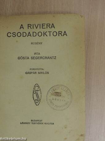 A Riviera csodadoktora