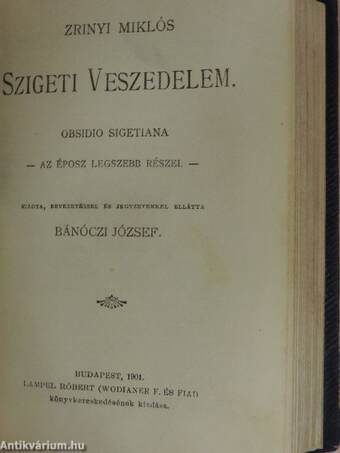 Bánk bán/Apró elbeszélések/Berzsenyi Dániel válogatott versei/Kovácsok sztrájkja/A kérők/Humoreszkek/A bor és egyéb apróságok/Szigeti veszedelem/Trilby/Dorottya