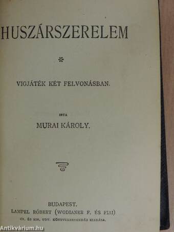 Arden Enoch/Huszárszerelem/Válogatott magyar népballadák/Énekek éneke/Fáy András válogatott meséi/A medve/Hajótöröttek/Egy fiu szenvedése/Helvila