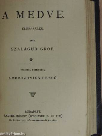 Arden Enoch/Huszárszerelem/Válogatott magyar népballadák/Énekek éneke/Fáy András válogatott meséi/A medve/Hajótöröttek/Egy fiu szenvedése/Helvila