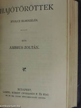 Arden Enoch/Huszárszerelem/Válogatott magyar népballadák/Énekek éneke/Fáy András válogatott meséi/A medve/Hajótöröttek/Egy fiu szenvedése/Helvila