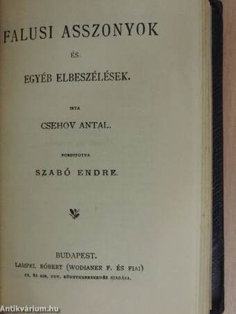 Arden Enoch/Huszárszerelem/Válogatott magyar népballadák/Énekek éneke/Fáy András válogatott meséi/A medve/Hajótöröttek/Egy fiu szenvedése/Helvila