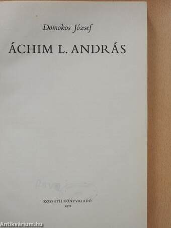 Áchim L. András