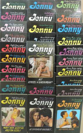 "31 kötet szerelmes regény a Jenny sorozatból"
