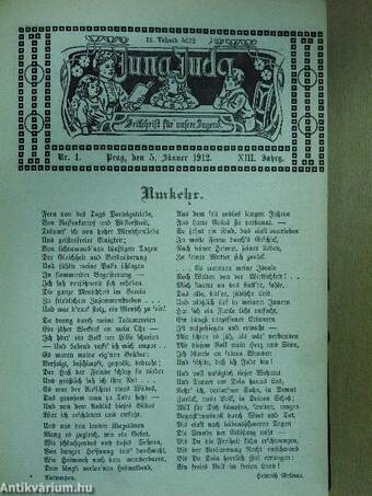 Jung Juda 1912. Jänner-Dezember (gótbetűs)