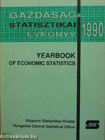 Gazdaságstatisztikai évkönyv 1990