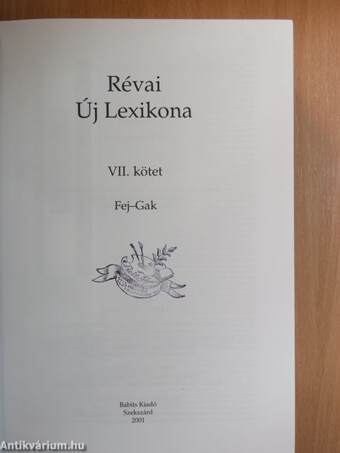 Révai új lexikona 7. (töredék)