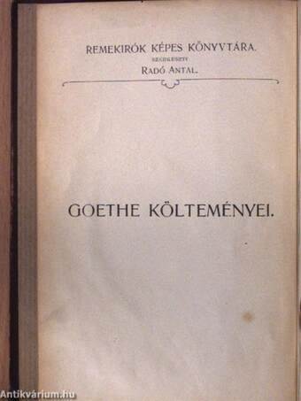 Goethe költeményei