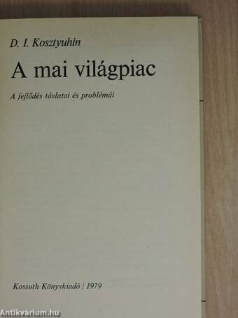 A mai világpiac