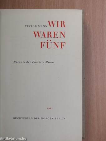 Wir waren Fünf