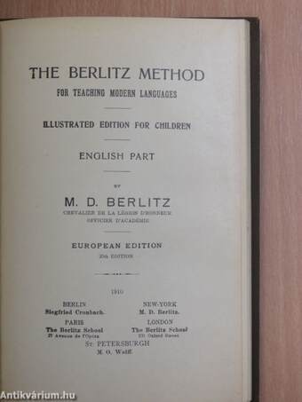 The Berlitz method for teaching modern languages