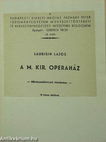 A M. Kir. Operaház