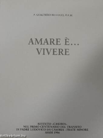 Amare é... Vivere