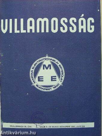 Villamosság 1981. január-december