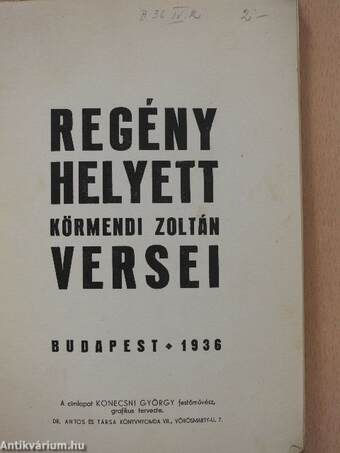 Regény helyett