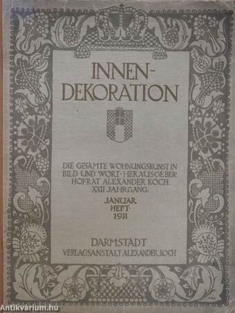 Innen-dekoration 1911. Januar