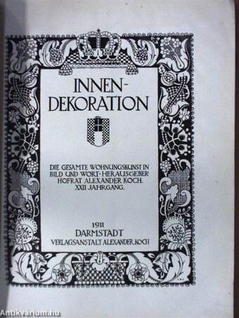 Innen-dekoration 1911. Januar